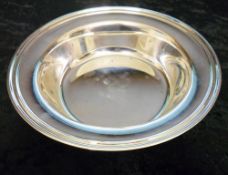 Danish silver wine coaster/bowl, marked Grann & Laglye