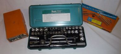 Stanley Plane, Kamasa socket tool set & Thirty Niner socket set