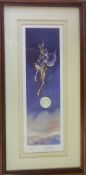 Framed LTD Ed print - "Moon Leap" signed by the artist Jonathon Walter no 28/500