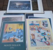 3 lg portfolios with pictures inc Monte Dolac & Margaret Babbitt