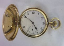 Elgin gold plated pocket watch