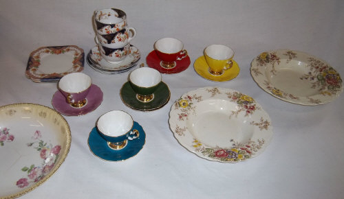 Sel of ceramics incl Staffordshire, Ducal, etc