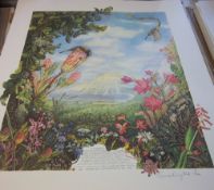 'Fynbos' Frances Livingstone RA Ltd ed signed prints (approx 50)