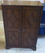 Oak CD/DVD cabinet