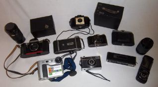 Old cameras & accessories inc Sony FD Mavica, Pentaflex SL, Isomat Rapid etc