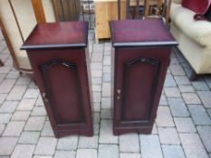 2 pedestal cupboards