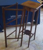 Edw. plant stand & sm clothes stand
