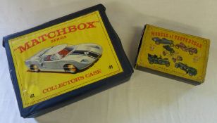 Matchbox series collectors case full of matchbox cars & Models of Yesteryear G6 gift set