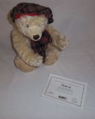 Steiff 'Hamish' teddy bear with growler & certificate