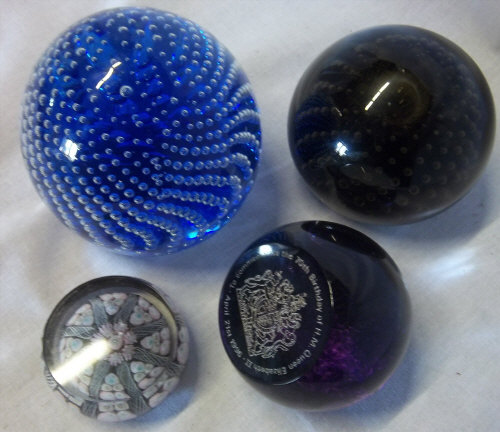 Caithness comm. paperweight & 3 others