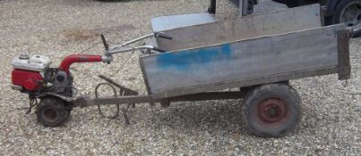 Honda G28 rotavator with trailer & tines