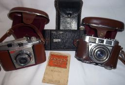 Retinette, Ensign pocket & Kodak Coloursnap 35 cameras
