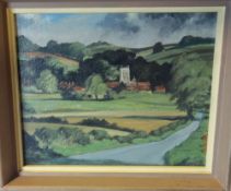 Framed oil on canvas of Old Bolingbroke by John Grimble