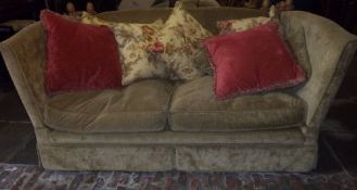 Lge knoll drop end style sofa with cushions