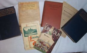 Sel. of Lincolnshire books inc. Highways & Byways, Lincs official guide, Short History of