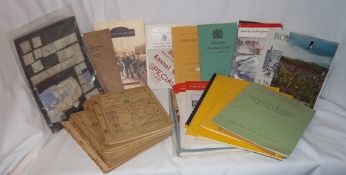 Box ephermera inc. "The Lincolnshire magazine" & other Lincolnshire magazines/pamphlets & sel. Lincs