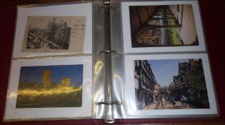 Lincoln postcard album, mainly cathederal, castle and general views