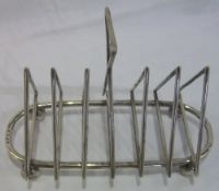 Silver toast rack Sheff 1950 - wt approx 11 oz