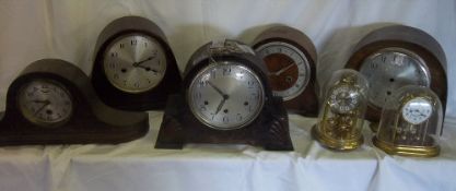 Sel of mantel clocks etc