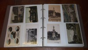 Louth postcard album incl. street scenes, church flood etc