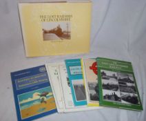 Lincolnshire books including "The Lost Railways of Lincolnshire" by Stewart E Squires,etc