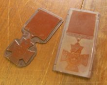 2 Victoria Cross printing plates