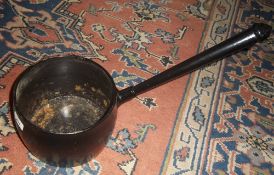 Lg. cast iron saucepan "Holcroft & Sons, No.8. 5 Quarts"