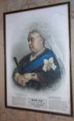 Queen Victoria "William Allis Alford" advertising print