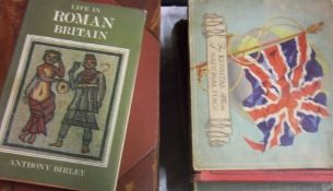 A sel. of books inc. Harmsworth Natural History Volumes 1,2 and 3, Life in Roman Britain, etc