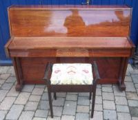 Royale Stentor upright piano and stool