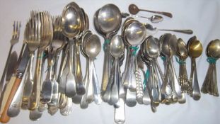 Lge sel. of S.P. cutlery, etc