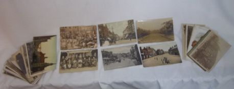 32 topographical postcards incl 'Godiva coventry pageant 1907' etc