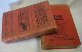 2 Kelly's Lincolnshire Directories 1930 & 1933