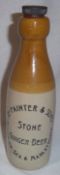 Stone ginger beer bottle by "E Painter & Sons Sutton-on-Sea & Mablethorpe"