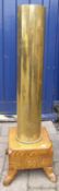 Brass umbrella stand converted from WW1 shell casing