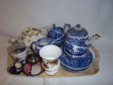 Sel. dec. ceramics inc. Spode Italian, Royal Worcester egg coddler etc.