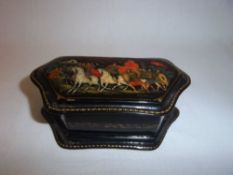 Sm. Russian lacquered box