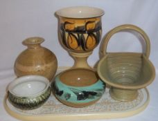 Sel. studio pottery inc. Alvingham, Holkham etc.