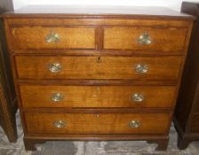 Geo. oak chest of drawers