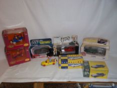 Sel. die cast vehicles: James Bond Aston Martin DB5, Corgi 'Faulty Towers', Corgi 'Daktari', Corgi