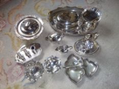 Sel. S.P inc. gallery tray, goblets, dishes, entree dish etc.