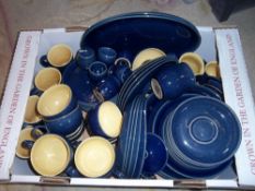 Lg. sel. Denby Cottage Blue tableware inc. cups & saucers, plates etc.