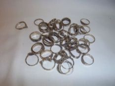 Sel. fashion rings some stamped 925