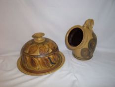 Alvingham pottery salt pig & cheese dome
