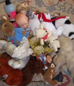 Sel. soft toys inc. Winnie The Pooh, Peter Rabbit etc.