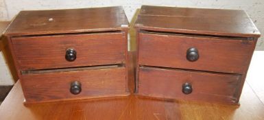 2 sm. chests of drawers