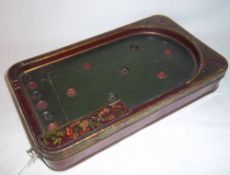 W & R Jacob & Co Ltd bagatelle board biscuit tin