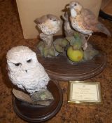 2 Country Artists bird ornaments