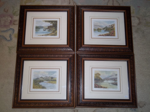 Set of 4 ltd ed Donald Ayres prints