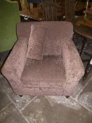 Modern upholstered armchair